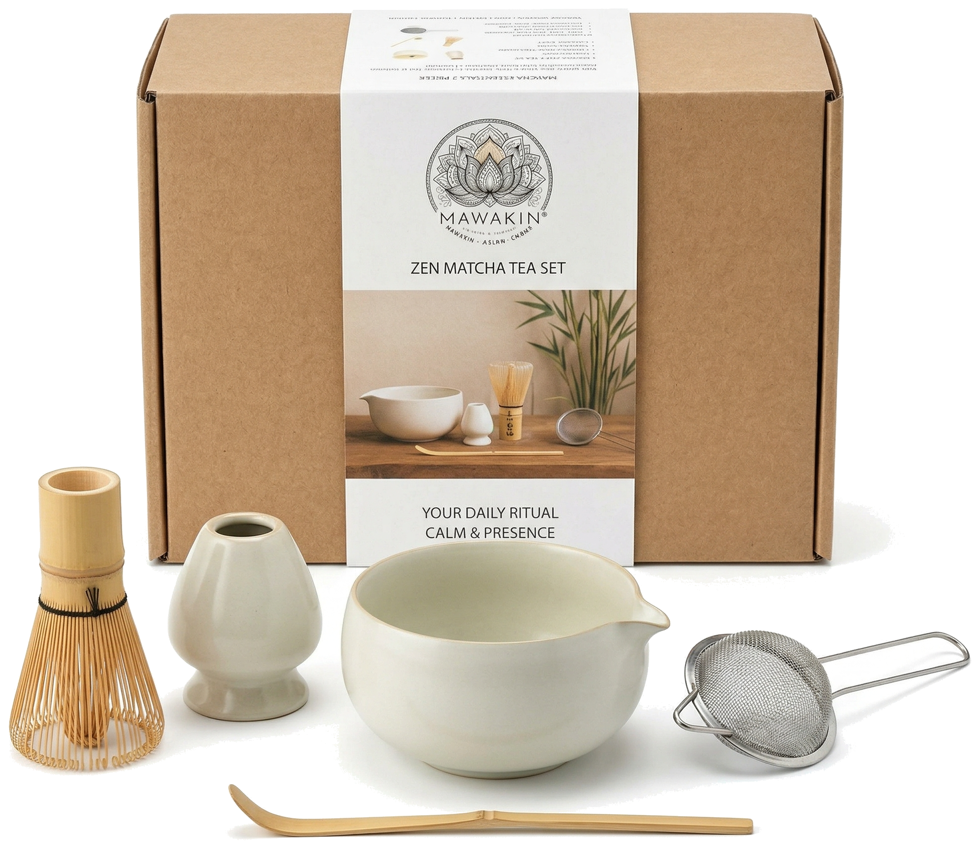 MAWAKIN Off-White matcha kit