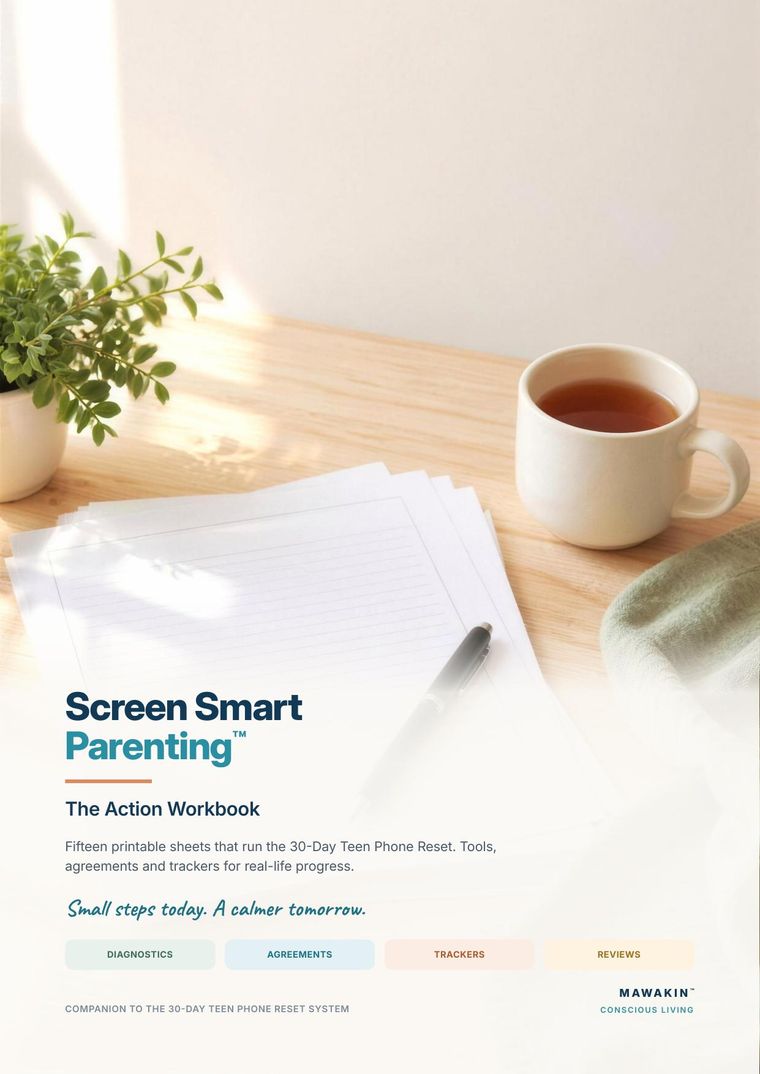 Screen Smart Parenting™ The Action Workbook cover